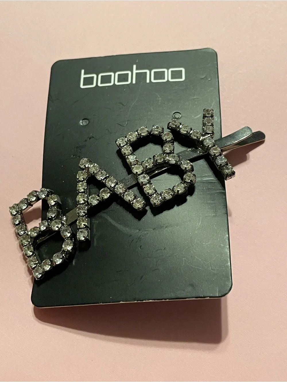 Boohoo Baby Rhinestone Hair Clip #0135 💎 SALE
